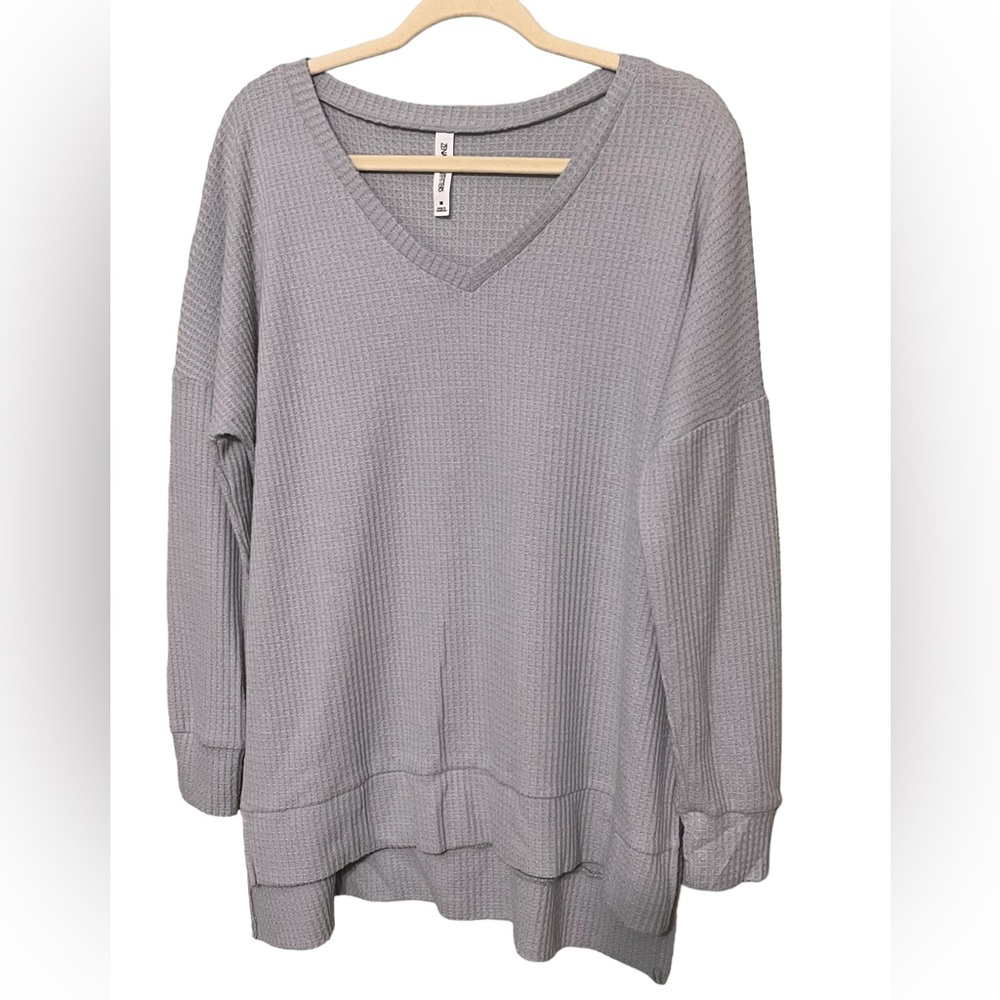 Zenana Waffle Knit
